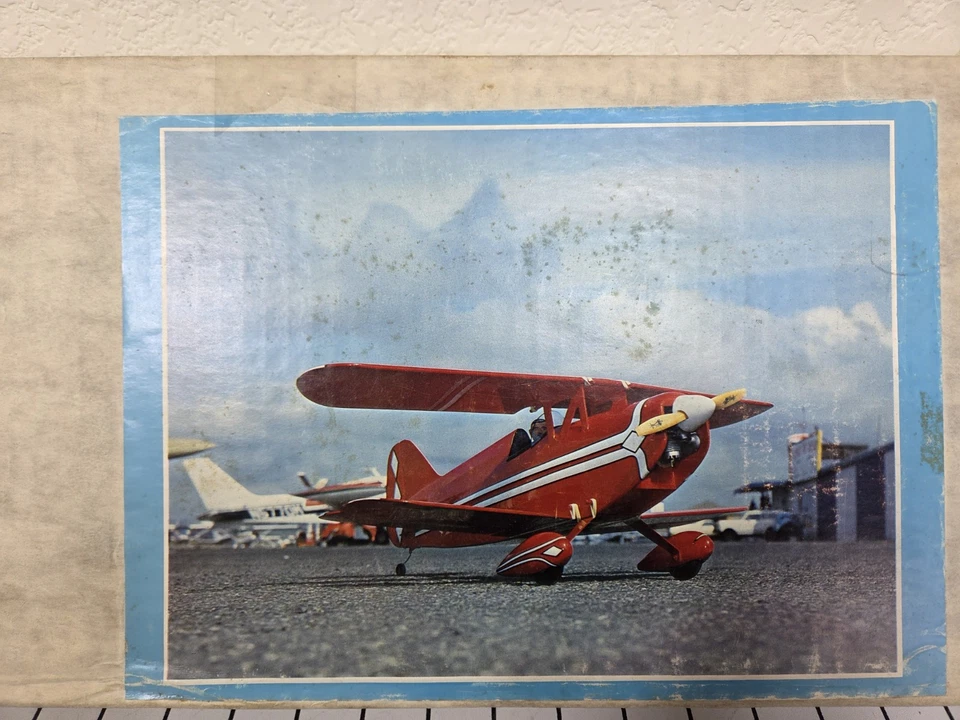 Marks Models PITTS Quickie Construction R/c Balsa Model Airplane Kit READ! LOOK! - Image 2 of 4