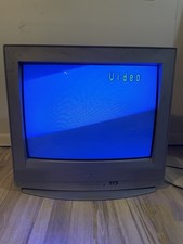 Vintage Sanyo Gaming TV 27" CRT DS25390 NO REMOTE Tested LARGE CRT TV Coax