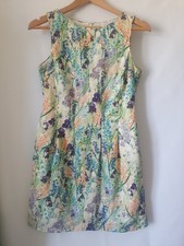 Coast Wildflower Floral Sleeveless Spring Summer Dress Size 12 Wedding