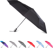 Men'S and Women'S Ultimate Protection Folding Umbrella with Auto Open Close Wind