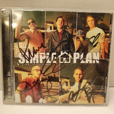 ''Autographed Copy'' Simple Plan Still Not Getting Any...''RARE'' CD + bonus DVD '04