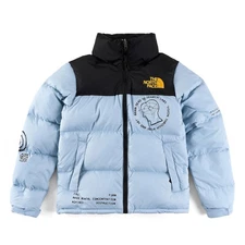 Brain Dead 1996 Nuptse Unisex Down Jacket ice blue