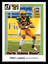 2021 Panini Chronicles Draft Picks #34 Trey Lance Orange North Dakota State