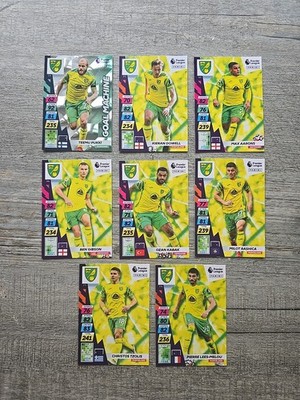 Panini Adrenalyn XL Plus Premier League 2022 Norwich City X8 