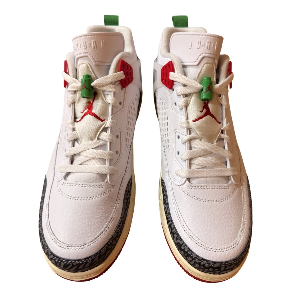 Jordan Spizike Low SE Do The Right Thing IM7425-100 Weiß Rot Herren 11,5 Neu mit Karton