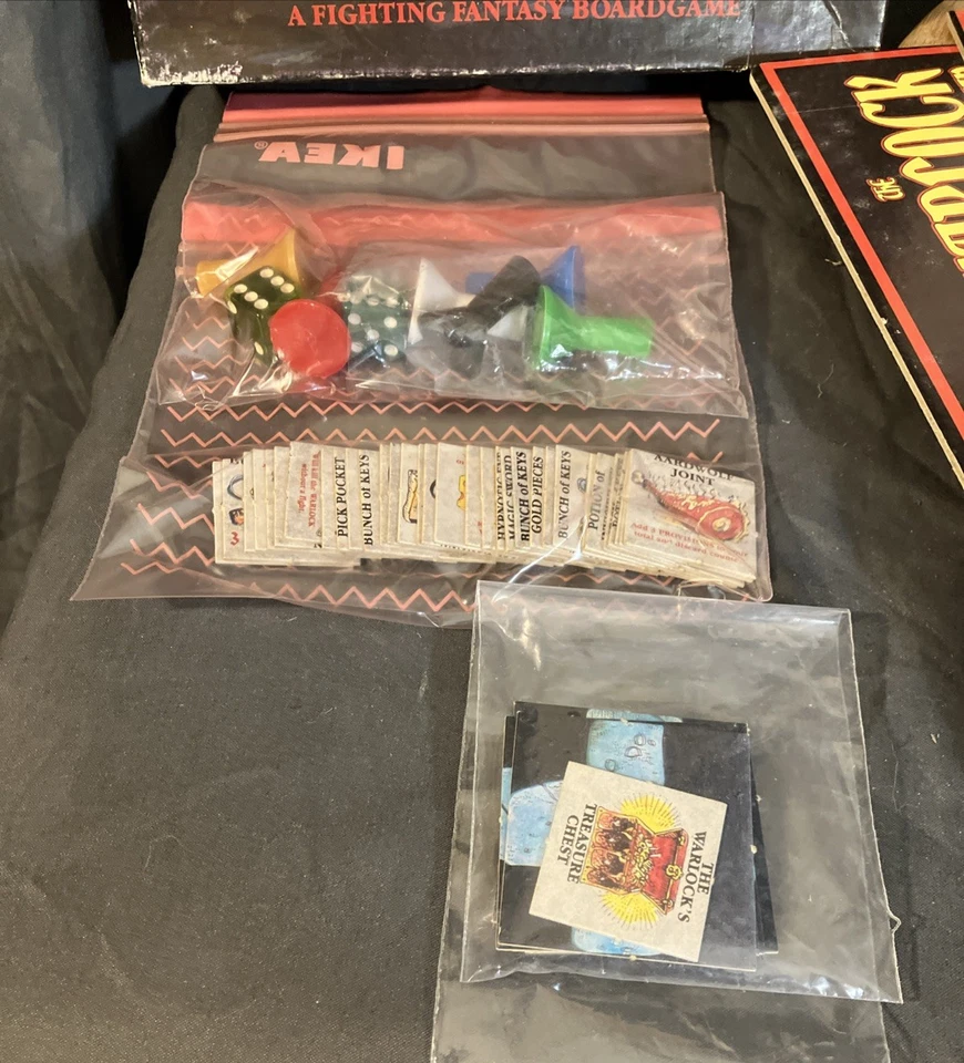 The Warlock Of Firetop Mountain Juego de Mesa Games Workshop INCOMPLETO SIN Figuras Foto 4 de 4