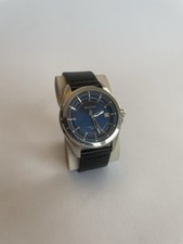 Bulova Precisionist Men's Blue Dial 43mm Leather Watch 96B257