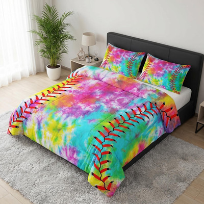 Feelyou Kids Baseball Comforter Boys Girls Softball Sports Game Comforter Set
