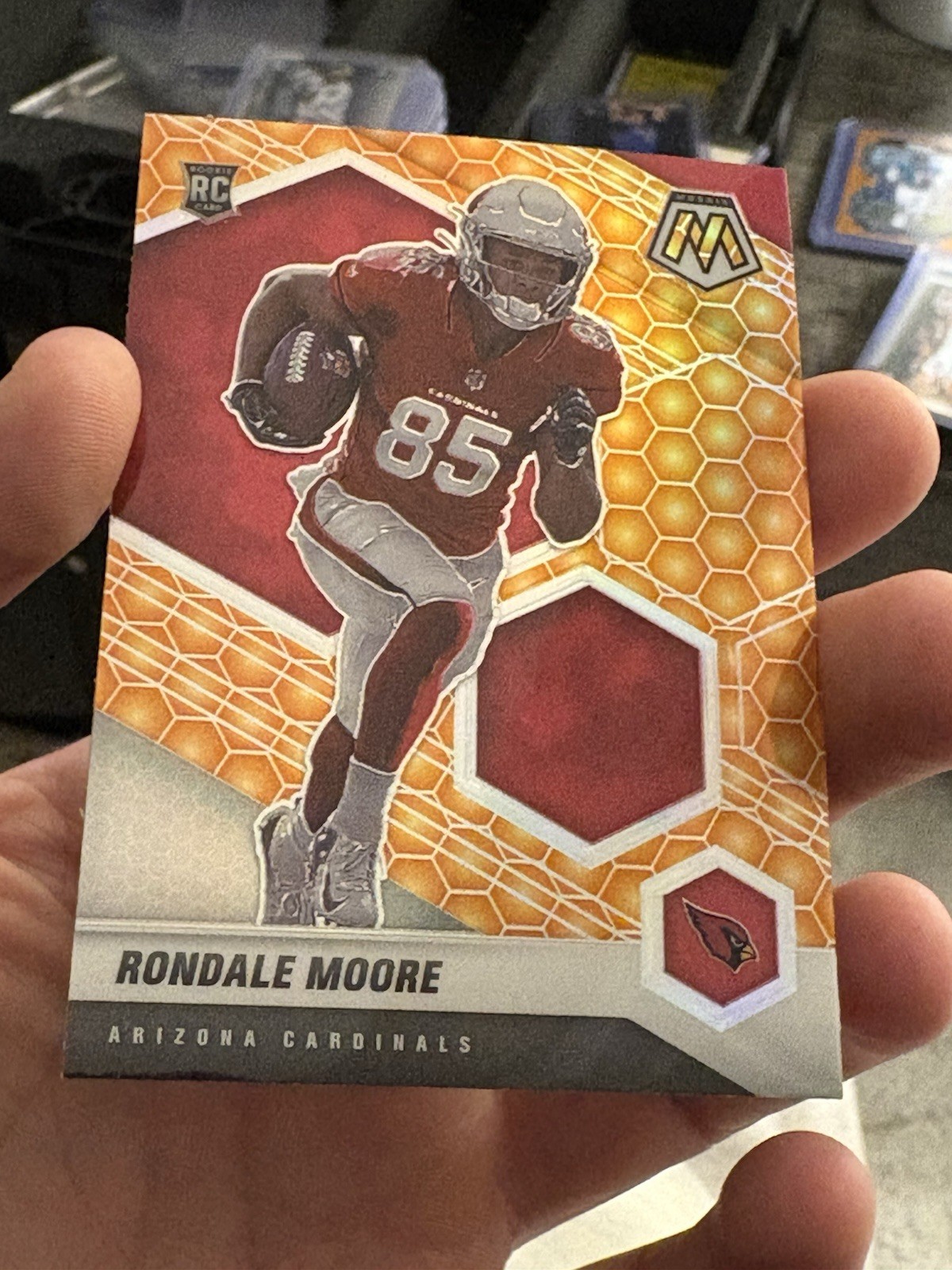 2021 Panini Mosaic - Rookies Rondale Moore #317 Honeycomb Prizm (RC)