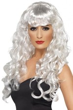 Sexy Siren Wig in White Christmas Costume Wigs