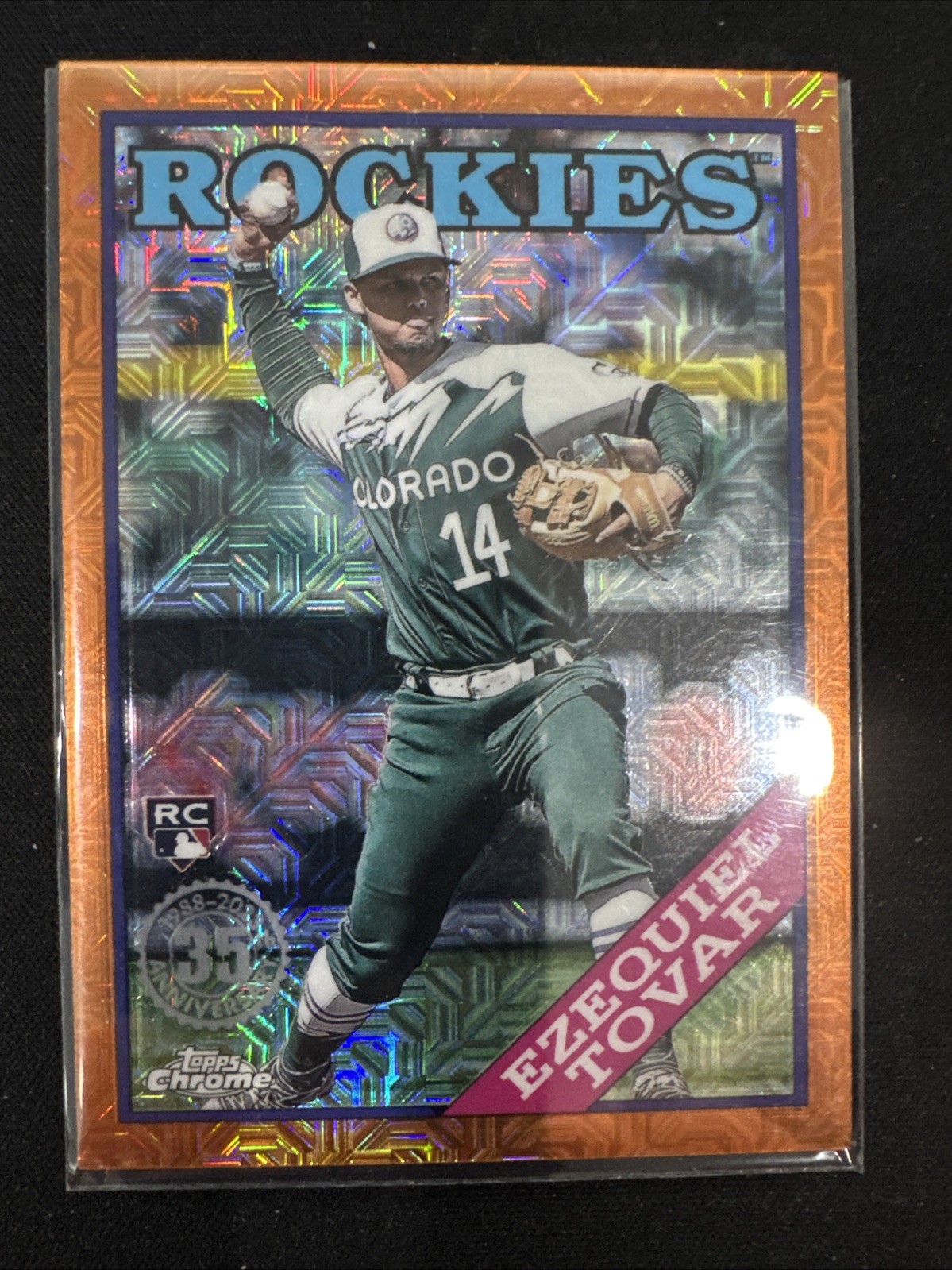 2023 Topps Silver Pack Chrome Orange /25 Refractor #2T88C63 Ezequiel Tovar