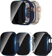  3 Pack Privacy Screen Protector for Apple Watch Ultra 3/2/1 49Mm, Hard PC Ultr