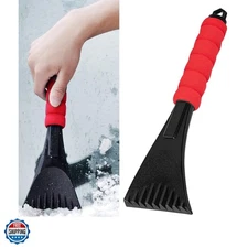 Scratch Free Windshield Snow Scraper Ice Removal Tool with Foam Handle, Unive...