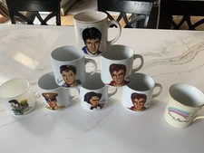 Lot Of 8 Different Vintage Elvis Mugs!!