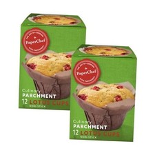 - Parchment Lotus Baking Cups - Easy Release, Non-Stick Paper - Pack of 2