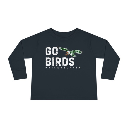 Toddler Philadelphia Football Long Sleeve Tee Kids Eagles Shirt Unisex - Picture 9 of 14