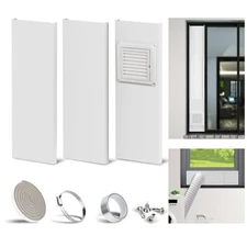 Dryer Vent Window Kit for 4" Hose,Adjustable Window Vent Kit with Dryer Vent ...