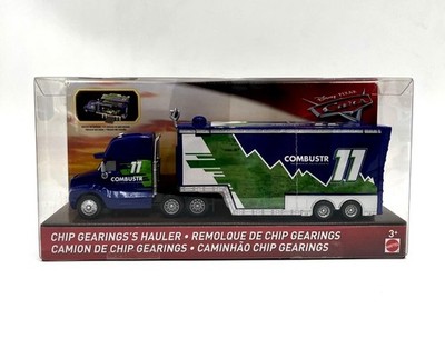 Disney Pixar Cars Chip Gearings Hauler 1:55 Truck Team Combustr Semi Trailer