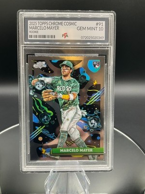 2025 Topps Chrome Cosmic #91 Marcelo Mayer Rookie Card~ Graded GEM