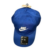 Nike Club Cap Futura Logo Royal Blue Adjustable Dad Hat FB5368-480 Mens SM