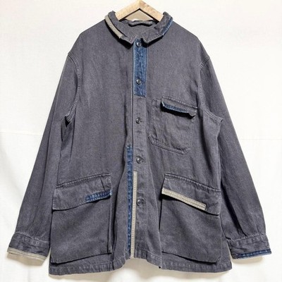 Nigel Cabourn Arbeitsjacke Repair Finish Hanf Denim Größe 50 aus Japan
