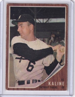 1962 Topps - Al Kaline #150 Detroit Tigers Rare Vintage Card Very Good Invest!