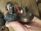 Antique Rare Cast Brass Double Sided Egg and Dart Door Knobs  Lot Of 8 ! — photo 10