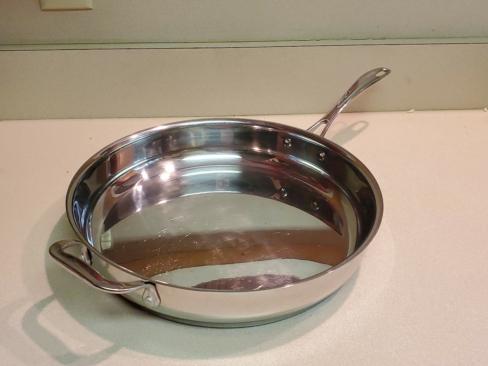 Hoffritz Platinum 12" Large Frying Pan with Hoffritz Original Lid