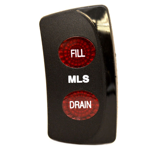 Carling Boat Rocker Switch Cover 3952051 | MLS Black Actuator - Bild 1 von 2