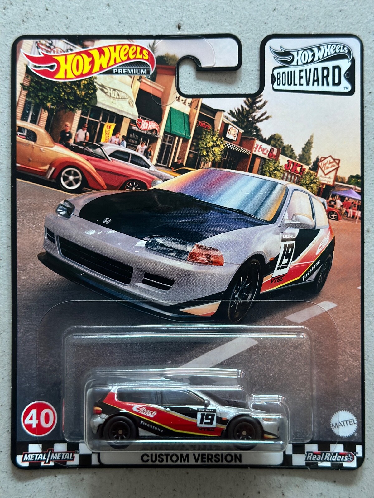Hot Wheels Premium Boulevard 40 HONDA CIVIC EG CUSTOM VERSION Car Culture EG6