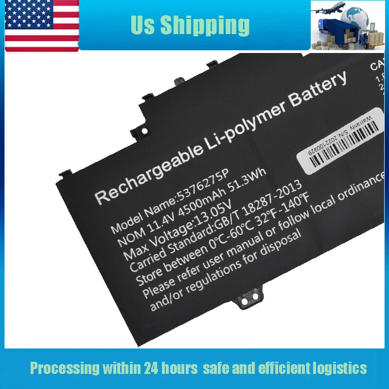 Batería UTL-509068-3S NV-509067-3S para Gateway GWTN141-4 GWTN141-10BK 5376275P Foto 3 de 4