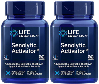 SENOLYTIC ACTIVATOR   IMMUNE SUPPORT ANTI AGING 72 Vege  Capsule LIFE EXTENSION