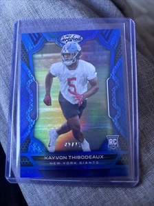 2022 Panini Certified Kayvon Thibodeaux Blue /75 Parallel - Giants Rookie Rc