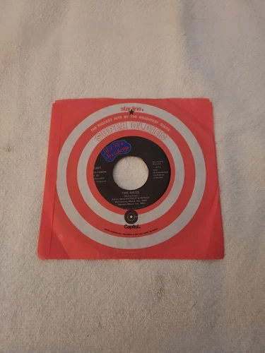 Vintage 1973~PAUL MCCARTNEY & WINGS~My Love / The Mess 7-inch VINYL Beatles