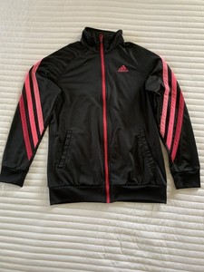 adidas black pink jacket