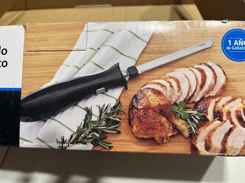 Cuchillo eléctrico Mainstays -Fácil limpieza - Cuchillas aptas para lavavajillas - Mango ergonómico Foto 2 de 4