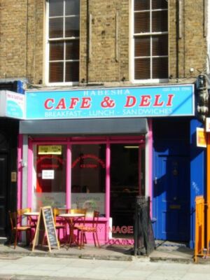 PHOTO  HABESHA CAFE CAMDEN TOWN COLOURFUL CAFE AND DELI ON ROYAL COLLEGE STREET