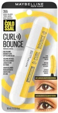 Maybelline New York The Colossal Curl Bounce Mascara 355 Very Black 10mL - NEW 