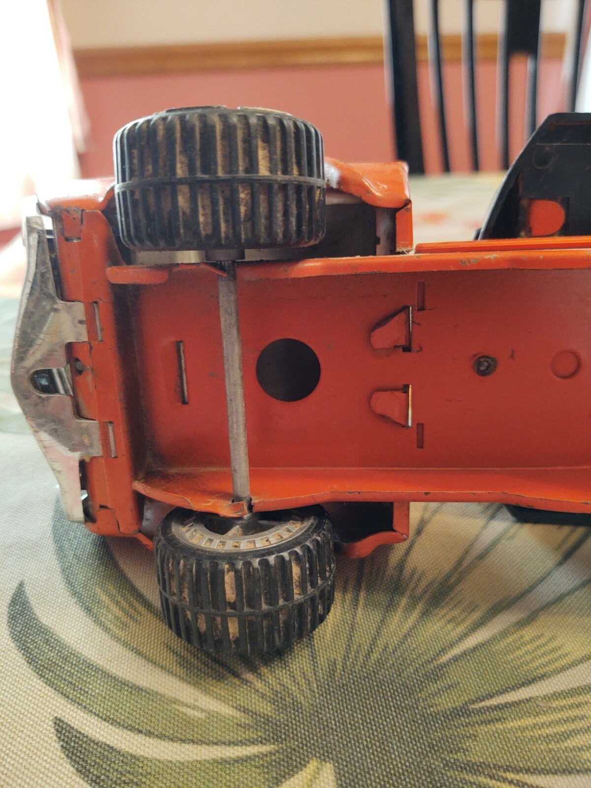 Vintage Orange STEEL Tonka Crane Truck eBay