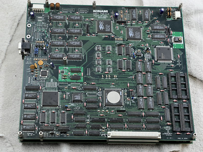 Konami Silent Scope 2 Main PCB, Untested, Good Condition, Arcade, 2 board stack