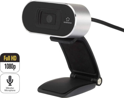 Renkforce RF-WC1080P Full HD-Webcam 1920 x 1080 Pixel Klemm-Halterung