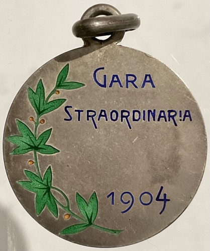 ROMA TIRO A SEGNO NAZIONALE IV CONGRESSO MEDAGLIA ARG. GARA STRAORDINARIA 1904 - Picture 4 of 6