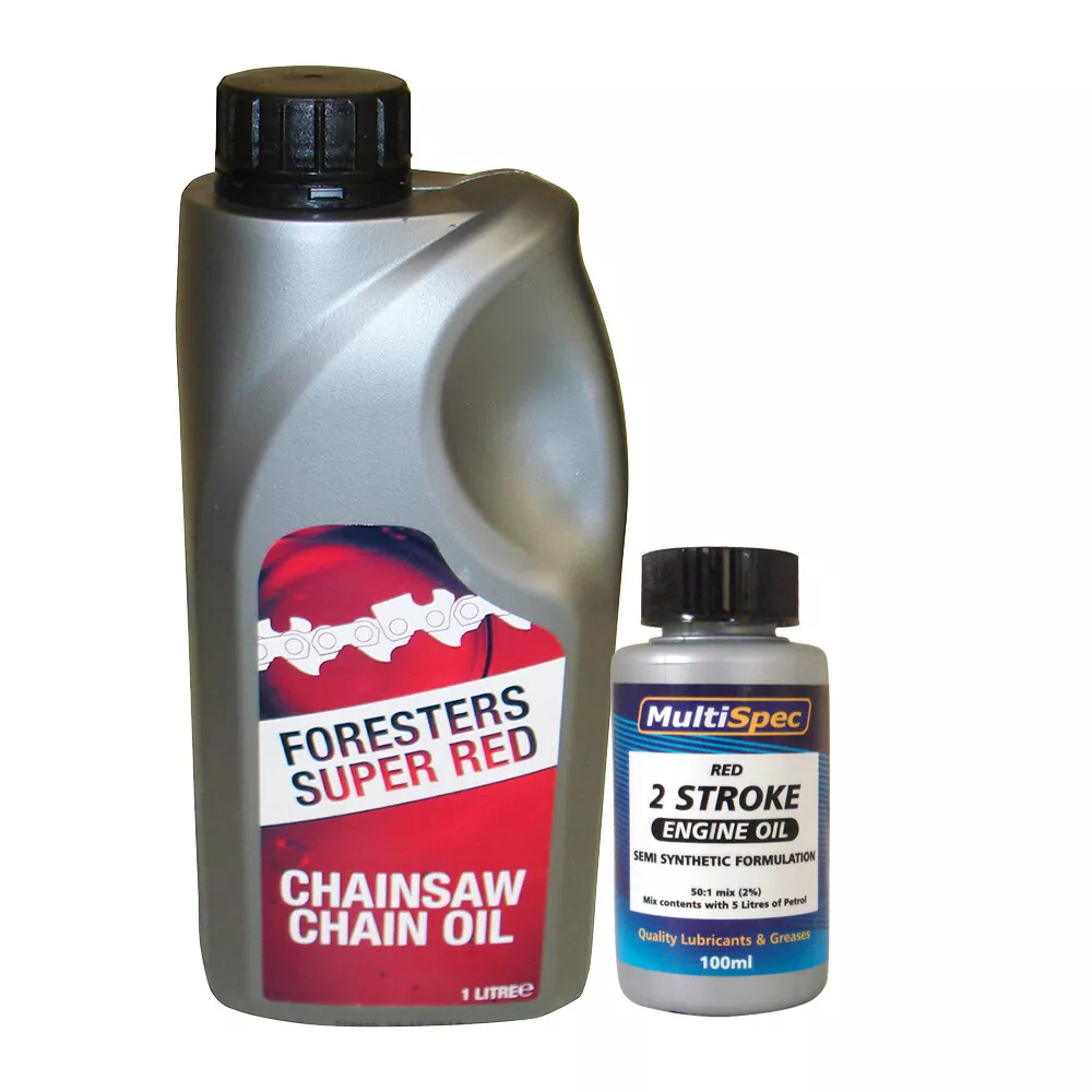 1 Litre Chain Oil and 100 ML 2 Stroke Oil For Chainsaws eBay