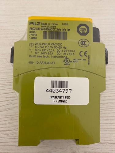 777313 PNOZ X3P 24-240VACDC 3n/o 1n/c 1so Pilz - Picture 2 of 3