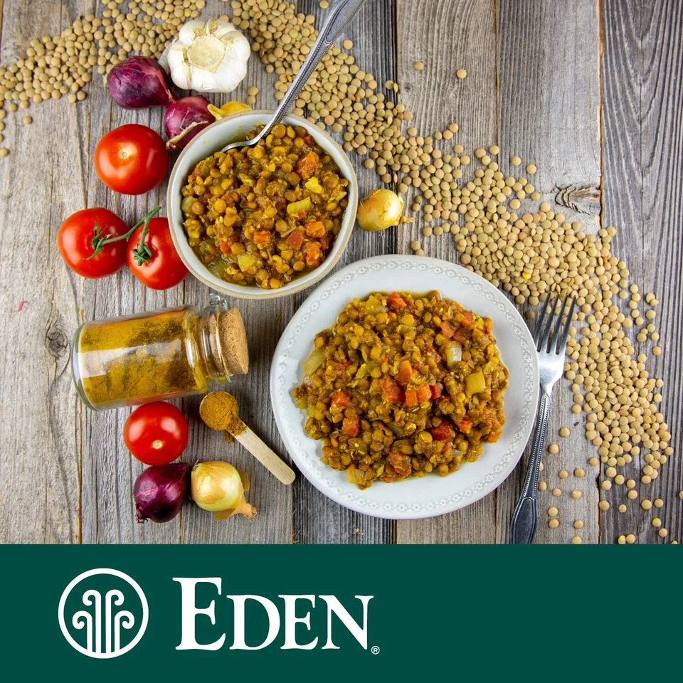 Eden Organic Green Lentils with Onion & Bay Leaf, 15oz Can (6-Pack) - Non-GMO - Image 4 of 4