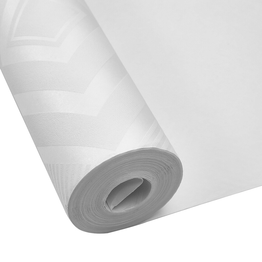 3D Geometric Sliver White Wallpaper Roll Home Decor Silver Wall Paper