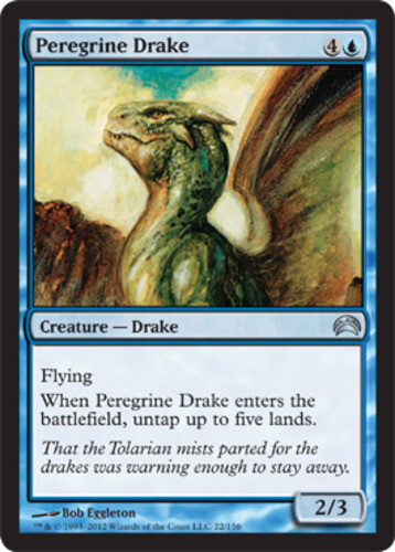 MTG - Peregrine Drake - Planechase 2012 - NM, English Magic FLAT RATE SHIP - Picture 1 of 1