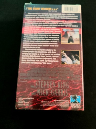 The Stand (VHS, 1994,) Sealed Stephen King Mint 2 Tape Set - Picture 2 of 2