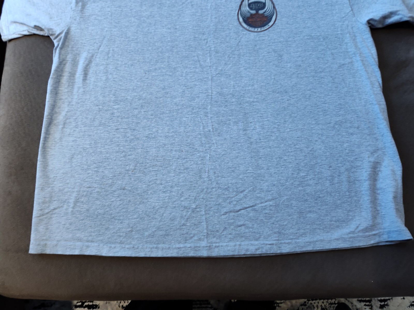 Harley Davidson T-Shirt 105 Years 1903 2008 XXXL American Classic Gray USA Made