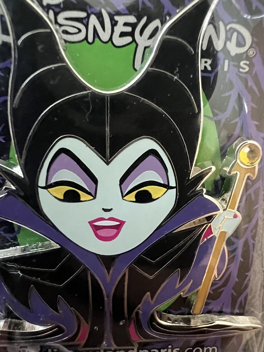 DEC Maleficent pin マレフィセント　ピンバッジ DisneyLand Paris Sleeping Beauty Villains Cuties Maleficent